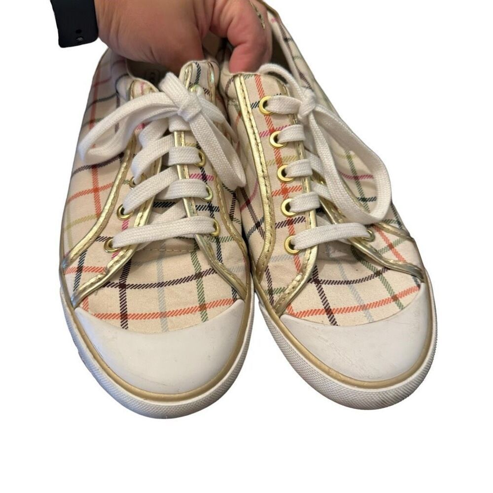 Coach Plaid Sneakers - Multicolor View 3